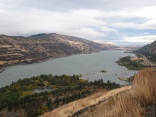 looking east from the Rowena Plateau